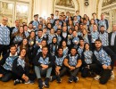 El presidente Macri recibió a atletas argentinos que participaron en los Juegos Panamericanos de Lima