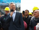 Macri encabezó el acto de inauguración de obras de urbanización en Saladillo