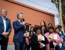 Macri encabezó el acto de entrega de viviendas a vecinos de Volcán, en Jujuy