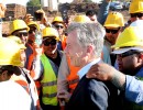 El Presidente recorrió en Tucumán obras de reactivación de un ramal del FFCC Belgrano Cargas