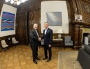 Mauricio Macri meets president-elect, Alberto Fernández, at the Casa Rosada