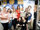 Juliana Awada visitó el stand de Construyendo en la Feria de las Naciones