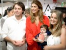 Juliana Awada visitó el stand de Construyendo en la Feria de las Naciones