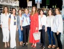 Juliana Awada visitó el stand de Construyendo en la Feria de las Naciones