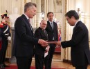 Macri recibió las cartas credenciales de embajadores