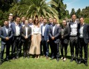 Awada y Macri recibieron al equipo de custodios en Olivos