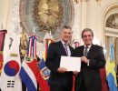 Macri recibió las cartas credenciales de embajadores