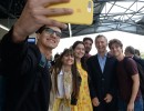 Macri encabezó la inauguración de la nueva estación elevada Sáenz del ferrocarril Belgrano Sur