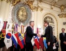 Macri recibió las cartas credenciales de embajadores