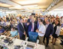 El presidente Alberto Fernández visitó la nueva sede de Accenture