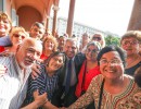 El presidente Alberto Fernández recibió a jubilados de Hurlingham