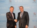 Macri meets Red Cross and WTO leaders in Switzerland