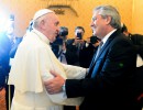 El Presidente se reunió con el Papa en el Vaticano