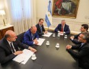 El Presidente recibió a los gobernadores Perotti, Bordet e Insfrán