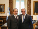 El Presidente recibió al futuro embajador en España, Ricardo Alfonsín