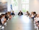 El presidente Alberto Fernández recibió a un grupo de intendentes de Córdoba