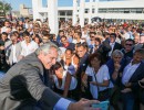 El Presidente encabezó la inauguración de un edificio de la Universidad Nacional de Hurlingham