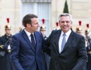 El presidente Alberto Fernández se reunió con el presidente de Francia, Emmanuel Macron