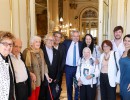 El Presidente recibió a representantes de organismos de Derechos Humanos