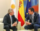 El presidente Alberto Fernández se reunió con el presidente del Gobierno español Pedro Sánchez