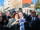 El presidente Alberto Fernández llegó esta mañana a Madrid