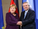El Presidente se reunió con la canciller alemana, Angela Merkel