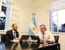 El Presidente dialogó con la directora gerente del FMI