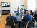 El Presidente habló con sus pares de la región por videoconferencia ante la pandemia