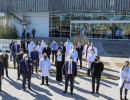 El Presidente visitó el Hospital Cuenca Alta de Cañuelas