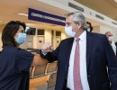 Coronavirus: el Presidente encabezó la puesta en marcha de un hospital en Esteban Echeverría