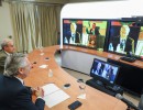 El Presidente inauguró por videoconferencia la ampliación de una planta de generación termoeléctrica en Marcos Paz