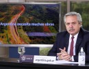 El Presidente anunció obras para Buenos Aires, Entre Ríos, Corrientes, San Juan y Santa Cruz