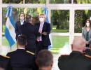 El Presidente entregó los reconocimientos a oficiales superiores de las fuerzas de seguridad que fueron ascendidos
