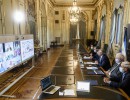 Coronavirus: El Presidente mantuvo una videoconferencia con gobernadores y gobernadoras
