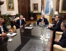 El presidente Alberto Fernández recibió a representantes de la empresa Newsan