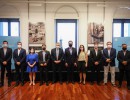 El Presidente encabezó la firma de contratos para obras hídricas y de transporte de electricidad en la provincia de Buenos Aires