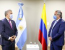 El Presidente mantuvo una reunión bilateral con su par de Colombia, Iván Duque