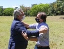 El Presidente mantuvo un almuerzo de trabajo con su par uruguayo, Luis Lacalle Pou, en la residencia presidencial de Parque Anchorena