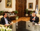 El Presidente se reunió con el reelecto intendente de Río Cuarto