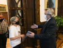 El Presidente recibió a los padres de Ursula Bahillo, la joven de Rojas víctima de femicidio