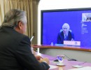 El Presidente mantuvo una videoconferencia con el primer ministro de Portugal, Antonio Costa