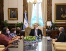 El Presidente recibió a representantes sindicales docentes