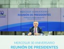 En su 30° aniversario, Alberto Fernández definió al MERCOSUR como una zona de paz, diálogo y cooperación