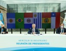 En su 30° aniversario, Alberto Fernández definió al MERCOSUR como una zona de paz, diálogo y cooperación