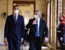 Argentina y España tienen un lazo indisoluble, afirmó Alberto Fernández al recibir en la Casa Rosada a Pedro Sánchez