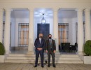 El presidente Alberto Fernández se reunió con su par del Uruguay, Luis Lacalle Pou