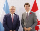 El presidente se reunió con el primer ministro de Canadá, Justin Trudeau y el director general de la OMS, Tedros Adhanom Ghebreyesus