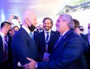 El Presidente se saludó con Joe Biden y Jair Bolsonaro en la Cumbre del G20