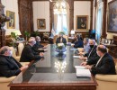 El presidente recibió a la comisión ejecutiva de la Conferencia Episcopal Argentina