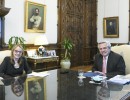 El presidente Alberto Fernández recibió en Casa Rosada a la gobernadora Alicia Kirchner